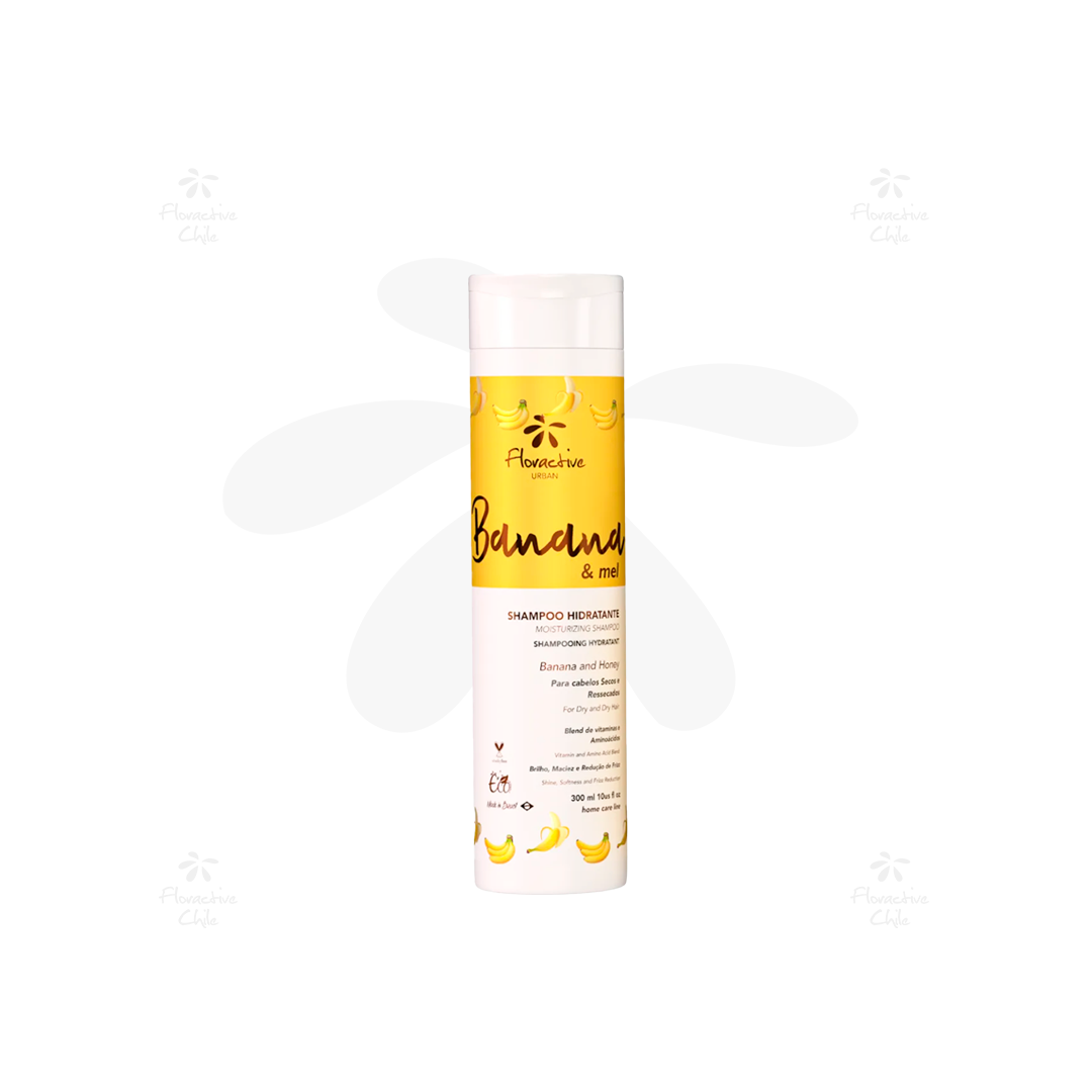 Shampoo Banana y Miel para cabellos secos y porosos 300ml