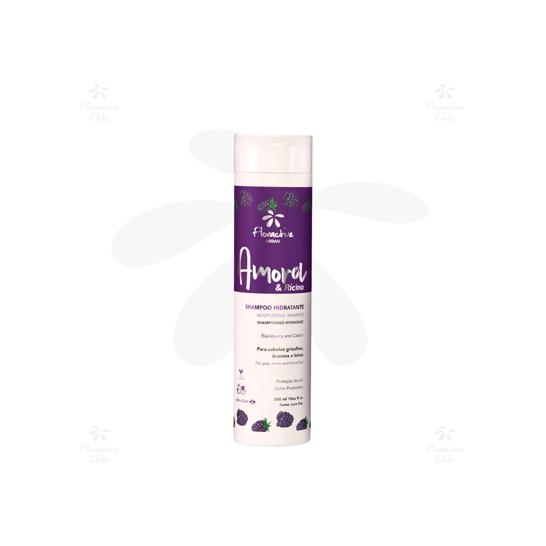 Shampoo de Mora & Ricino para cabellos rubios, blancos y grises 300ml