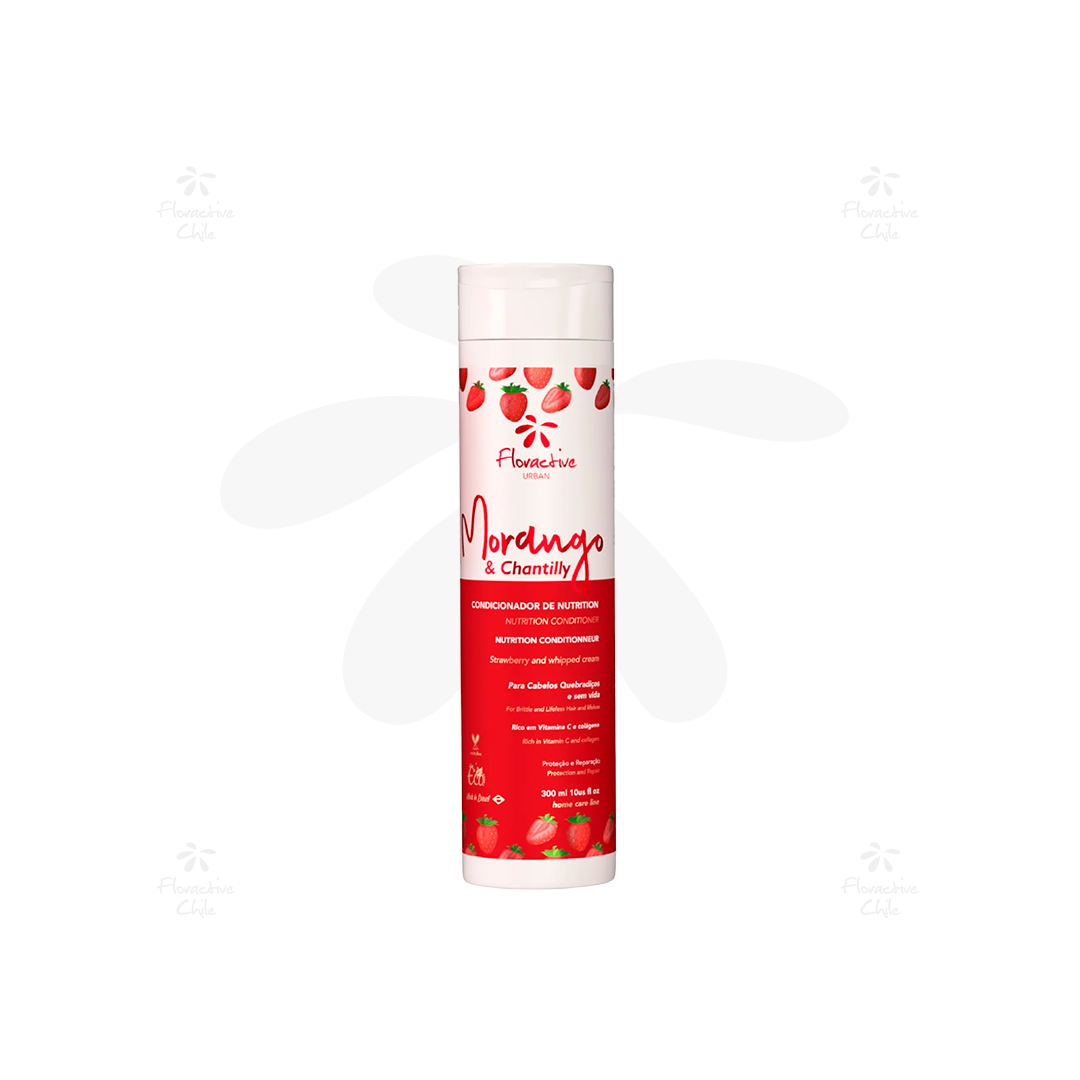 Acondicionador Morango (Fresa & Chantilly) para cabellos quebradizos y sin vida 300ml