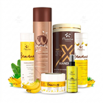 Kit Maestro Nanoplastia Floractive: Alisado W-One + Nutrición Total Banana & Btx Mandioca