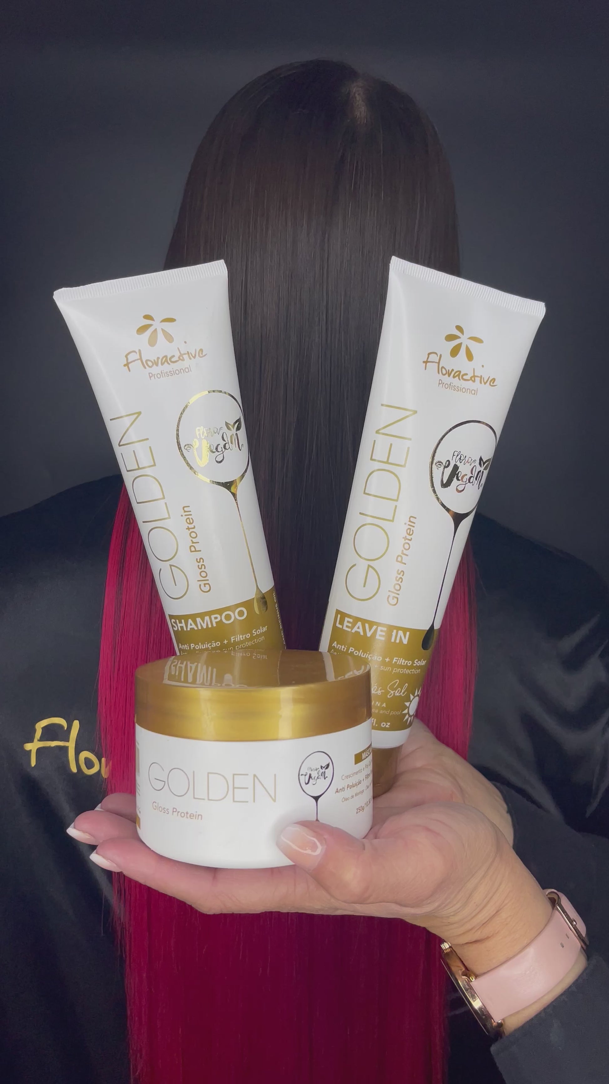 Máscara Golden Gloss Protein 250gr